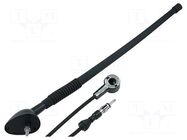 Antenna; automotive; 0.4m; Alfa Romeo,Fiat,Lancia; rubber mast 4CARMEDIA