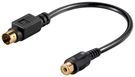 Video Cable Adapter, S-Video to Composite, 0.2 m - Mini-DIN 4 male (S-Video) > RCA female