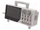 Oscilloscope: digital; DSO; Ch: 4; 200MHz; 1Gsps; 64kpts/ch; 1.8ns HANTEK