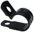 CABLE CLAMP, PP, 9.525MM, BLACK