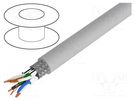 Wire; S/FTP,UNITRONIC® LAN 600; 7; stranded; Cu; LSZH; grey; 6.2mm LAPP