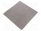 Shielding mat; 240x240x0.2mm; Permeability: 20; EFG KEMET