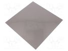 Shielding mat; 240x240x0.025mm; Permeability: 25; self-adhesive KEMET