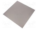 Shielding mat; 240x240x0.05mm; Permeability: 25; self-adhesive KEMET