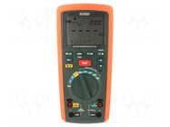Meter: insulation resistance; LCD; (5999); Sampling: 2x/s EXTECH