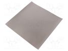 Shielding mat; 240x240x0.025mm; Permeability: 150; self-adhesive KEMET