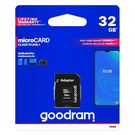 Goodram Microcard 32 GB micro SD HC UHS-I class 10 memory card, SD adapter (M1AA-0320R12), Goodram