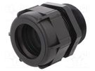 Cable gland; with long thread; M50; 1.5; IP68; polyamide; black BM GROUP