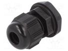 Cable gland; PG9; IP66,IP68; polyamide; black; 10pcs. ALPHA WIRE