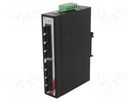 Switch Ethernet; unmanaged; Number of ports: 8; 12÷48VDC; RJ45 Comparta