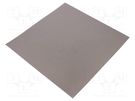 Shielding mat; 240x240x0.3mm; Permeability: 100; self-adhesive KEMET