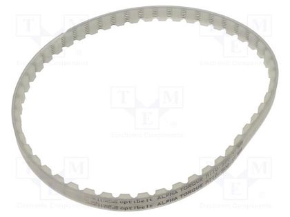Timing belt; AT10; W: 10mm; H: 5mm; Lw: 500mm; Tooth height: 2.5mm OPTIBELT AT10-500-10-77ZA