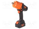 Impact wrench; battery; Operating modes: screwdriving; 1/2"; 18V BAHCO