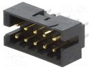 Socket; PCB-cable/PCB; male; Milli-Grid; 2mm; PIN: 10; THT; on PCBs MOLEX