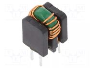 Inductor: wire; THT; 137uH; 24mΩ; ±25%; 7.5x8.5x10.5mm; 1.92A TRACO POWER