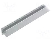 Profiles for LED modules; white; L: 1m; LINEA20; aluminium TOPMET