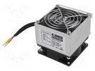 Blower; heating; 200W; 230VAC; IP20; for DIN rail mounting COBI ELECTRONIC