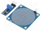 Module: rain detector; Dim: 50x50mm; 3÷5VDC; Board dim: 37x13mm OKYSTAR