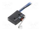 Microswitch SNAP ACTION; 6A/250VAC; with lever (with roller) ZF