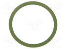 O-ring gasket; FKM; Thk: 2mm; Øint: 22mm; M25; green; -20÷200°C LAPP