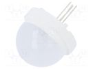 LED; 20mm; red/green/yellow; 120°; Front: convex; No.of term: 3 POLAM-ELTA