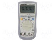 Digital multimeter; RS232; LCD; (5999); Bargraph: 61segm; True RMS GW INSTEK