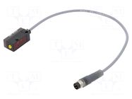 Sensor: photoelectric; Range: 5÷200mm; PNP; LIGHT-ON; 100mA; 0.2m BAUMER