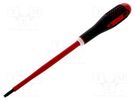 Screwdriver; insulated; hex key; HEX 4mm; Blade length: 150mm BAHCO