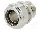 Straight terminal connector; Thread: metric,outside; brass; IP68 ANAMET EUROPE