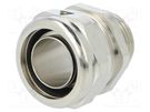 Straight terminal connector; Thread: metric,outside; brass; IP68 ANAMET EUROPE