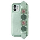 Kingxbar Sweet Series case decorated with original Swarovski crystals iPhone 12 mini green, Kingxbar