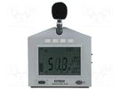 Meter: sound level; LCD; Sound level: 30÷130dB; 0.0315÷8kHz; 285g EXTECH