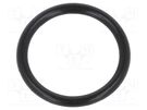 O-ring gasket; NBR rubber; Thk: 1.5mm; Øint: 12mm; black; -30÷100°C ORING USZCZELNIENIA TECHNICZNE