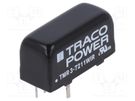 Converter: DC/DC; 3W; Uin: 43÷160V; Uout: 5VDC; Iout: 600mA; SIP8 TRACO POWER