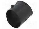 Heat shrink boot; glueless,angular; 13mm; black; -75÷150°C TE Connectivity