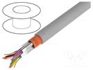 Wire; Li-2Y-CY-PIMF; 3x2x0.34mm2; PVC; grey; 250V; flame retardant LAPP