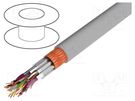 Wire; Li-2Y-CY-PIMF; 10x2x1mm2; PVC; grey; 250V; flame retardant LAPP