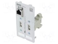 Panel interface; on panel; Input: RJ45,USB A port x2 MURRELEKTRONIK