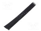 Polyester braid; ØBraid : 6.4÷19.1nom.12.7mm; polyetylene; black PANDUIT