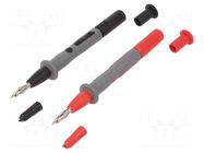 Measuring tip; 15A; red and black; Socket size: 4mm CHAUVIN ARNOUX