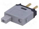 Switch: push-button; Pos: 2; DPDT; 0.01A/28VAC; 0.01A/28VDC; 500MΩ NKK SWITCHES