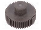 Spur gear; whell width: 16mm; Ø: 23.5mm; Number of teeth: 45; ZCL ELESA+GANTER