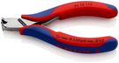 KNIPEX 64 12 115 Electronics End Cutting Nipper with multi-component grips 115 mm