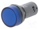 Control lamp; 22mm; CL2; -25÷70°C; Illumin: LED; Ø22mm; 24VAC; blue ABB