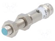 Sensor: inductive; OUT: PNP / NO; 0÷1mm; 10÷30VDC; M5; IP67; 100mA BAUMER