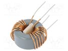 Inductor: wire; THT; 1mH; 3.3A; 10mΩ; 230VAC; 12x7mm; -20÷50%; 10kHz FERYSTER