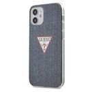 Guess GUHCP12SPCUJULDB iPhone 12 mini 5.4&quot; navy/dark blue hardcase Jeans Collection, Guess