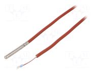 Sensor: temperature; Pt100; 100Ω; cl.B; Body dim: Ø6x50mm; IP65 TEWA TEMPERATURE SENSORS