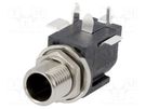Socket; DC supply; male; on PCBs; SMT,THT; Plating: silver plated SWITCHCRAFT