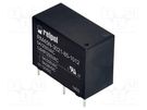 Relay: electromagnetic; SPST-NO; Ucoil: 12VDC; 5A; 5A/250VAC; PCB RELPOL